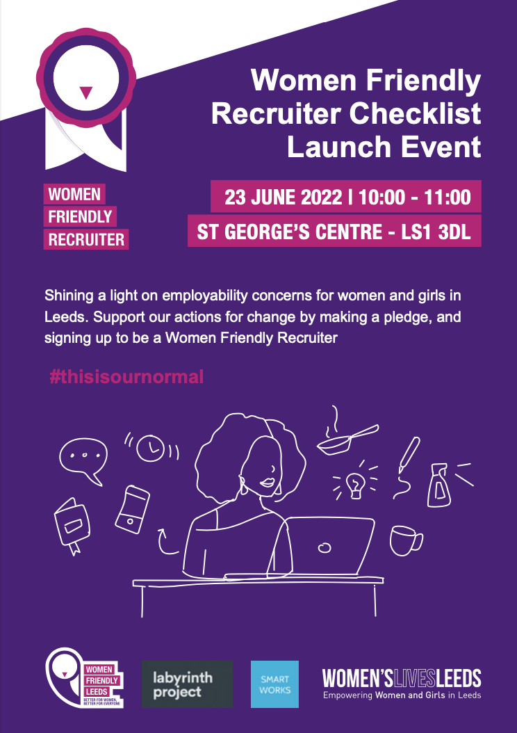 Women Friendly Leeds 2022 Launch Flyer